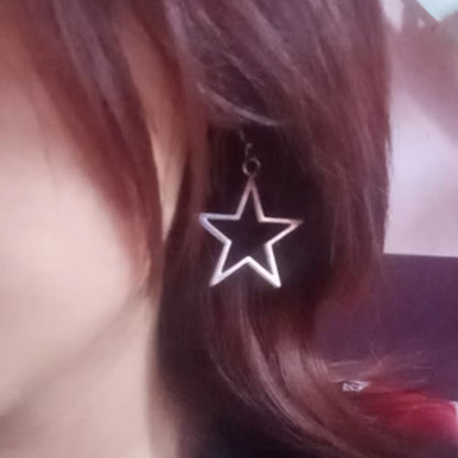 Vintage Star Drop Dangle Earrings for Women Fashion Jewelry Ladies Accessories Party Gift New